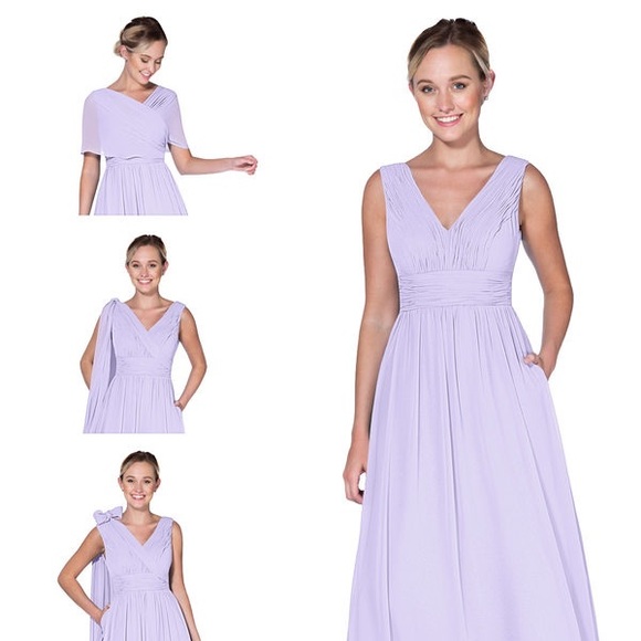 Purple Bridesmaid/Prom Dress - Picture 3 of 3
